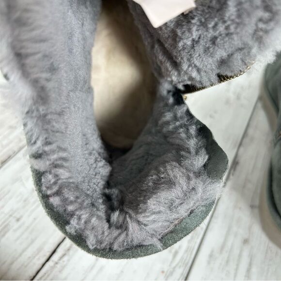 UGG Abree Mini Green Gray Ankle Boots Women’s Size 10 EU 41 S/N 1016548 - Picture 10 of 10